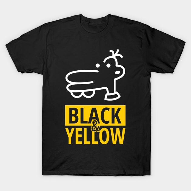 Manny Black & Yellow T-Shirt by ezral